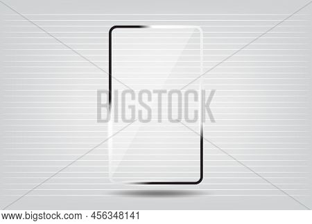 High Tech Vector Vs. Business Equipment Tablet Screen Technology Paperless Concept Vector