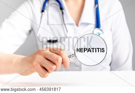Hepatitis Word, Liver Disease Concept. High Quality Photo