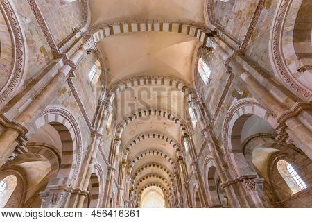 Saint Mary Magadalene Abbey, Vezelay, France, Interiors