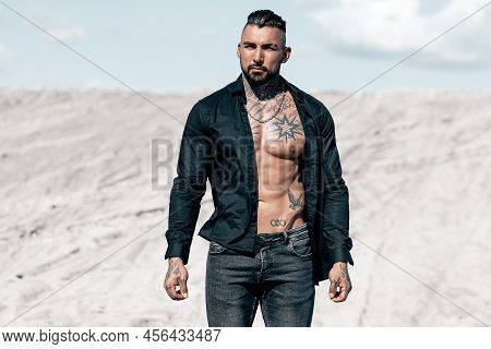 Sexy Portrait Muscular Image & Photo (Free Trial) | Bigstock