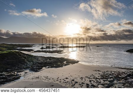The Beautiful Beach Next To Rossbeg Harbour In County Donegal - Ireland