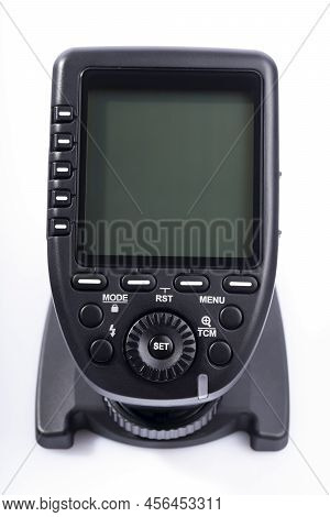 Detail Of The Ttl Wireless Flash Trigger Godox Xpro-s Isolated On White. Photograph Taken On June 14