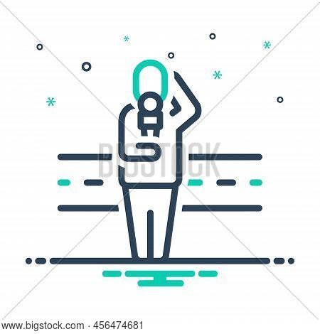 Mix Icon For Reporter Press Newsman Journalist Correspondent Informa Announcer Interviewer Columnist