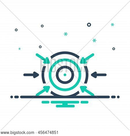 Mix Icon For Missed Archery Arrow Traget Focus Accuracy Ambition Dartboard Muff Bloomer