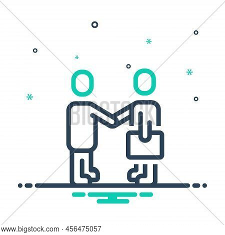 Mix Icon For Prospective Anticipated Business Customer Investment Meeting Prospect Marketing Proposa