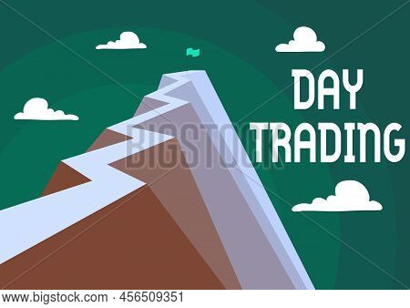 Inspiration Showing Sign Day Trading. Conceptual Photo Securities Specifically Buying And Selling Fi