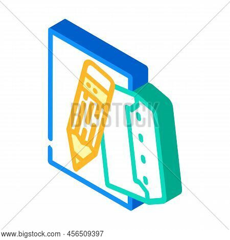 Email Copywriting Isometric Icon Vector. Email Copywriting Sign. Isolated Symbol Illustration