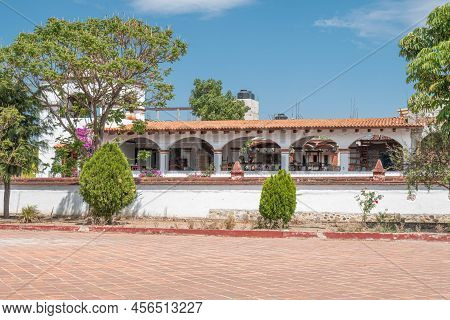Teotitlan Del Valle, Oaxaca, Mexico- May 23, 2022: View Of Beautiful House And Store From Preciosa S
