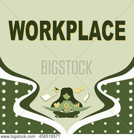 Handwriting Text Workplace. Internet Concept Area Where You Can Find Busy Showing Doing Their Job Or