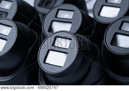 Black Dome Security Cameras For Home And Office.