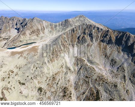 Aerial View Of Pirin Mountain Near Polezhan Peak, Bulgaria