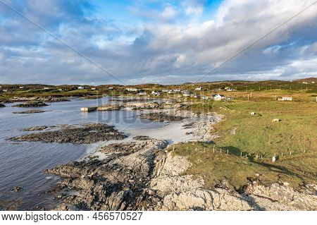 The Beautiful Beach Next To Rossbeg Harbour In County Donegal - Ireland