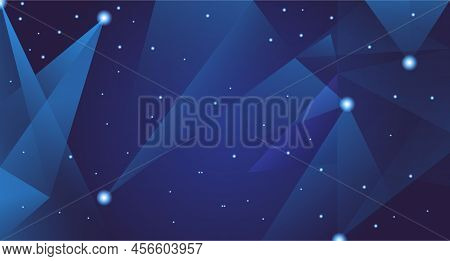 Spotlight Beam Vector Illustration Guiding The Night Sky