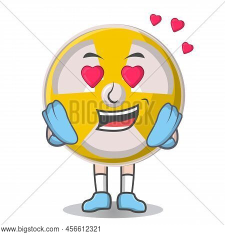 Radioactive Cute Love Design Character, Design Vector Illustrator.