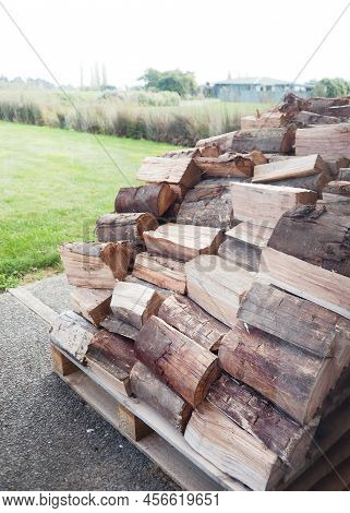 Logs For Firewood Strack, Nature Truck Tree