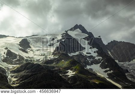 The Biggest Mountain Of Austria The Grossglockner Located In The National Park Hohe Tauern