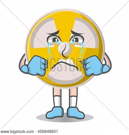 Radioactive Cute Christmas Design Character, Design Vector Illustrator.