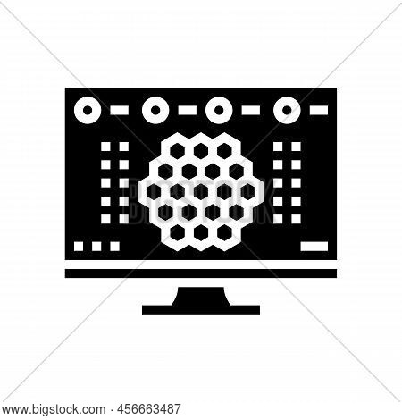 Online Board Games Video Game Glyph Icon Vector. Online Board Games Video Game Sign. Isolated Symbol