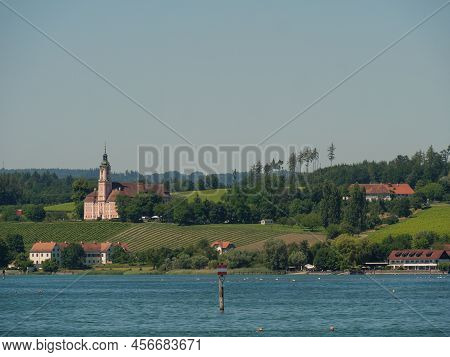 at the lake constance near meersburg in germany