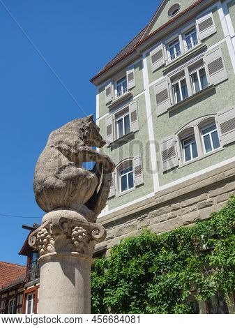 the city of Meersburg at the lake constance