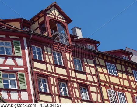 the city of Meersburg at the lake constance