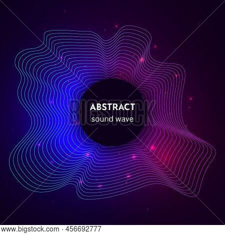 Sound Circular Wave With Light Effects