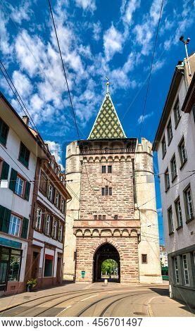 Spalentor, A Historic City Gate In Basel, Switzerland