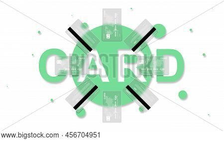 Credit Card Banner. Metaphor Of Cashless Payment And Transfers On Internet. Banking Operations, Fina
