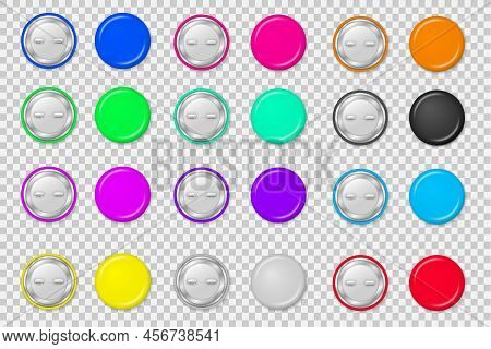 Pinback Badges, Pin Buttons, Circle Tag, Brooch