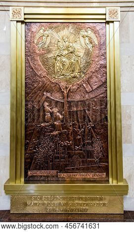 Torun, Poland, May 10, 2022: Inside The Sanctuary Of The Blessed Virgin Mary, Star Of The New Evange