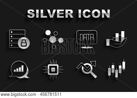 Set Processor Cpu, Pie Chart Infographic, Browser With Stocks Market, Search Data Analysis, Data, Se