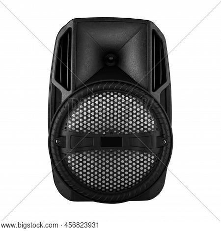 Acoustic Sound System, Speakers, On A White Background