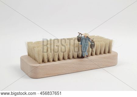 The Mini Of Figure Of The Farm. The Mini Of Figure Of The Farm