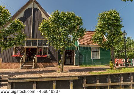 Enkhuizen, Netherlands, June 2022. The Old Streets At The Zuiderzee Museum In Enkhuizen.
