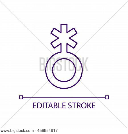 Queer Symbol Rgb Color Icon. Gender Identity And Expression. Sexual Orientation. Lgbtq Community Iso