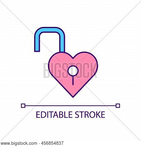 Free Love Rgb Color Icon. Sexual Orientation And Identity. Open Relationship And Marriage. Isolated 
