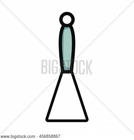 Potato Masher Icon. Editable Bold Outline With Color Fill Design. Vector Illustration.