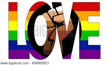 Qtpoc, Qpoc Lgbt Flag. For People Who Are Non-caucasian Meaning Qtpoc Includes Black, Latinx, Asian,