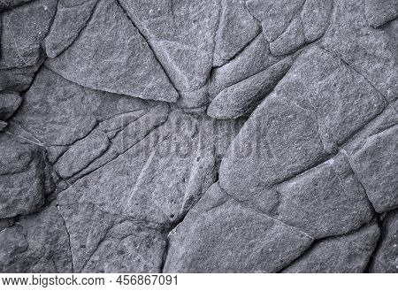 A Stone Texture Of A Rock That Has A Volcanic Origin.