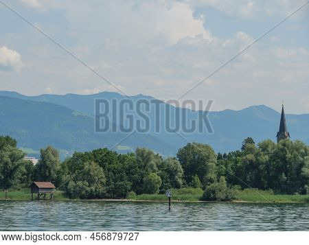 the city of lindau at the lake constance