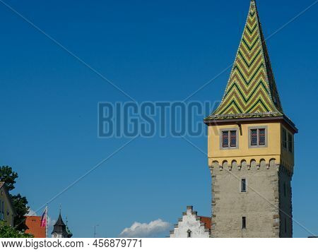 the city of lindau at the lake constance