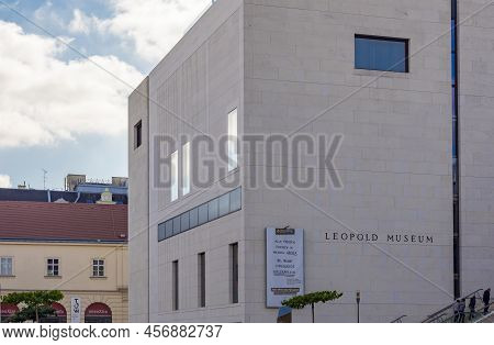 Vienna, Austria - October 2021: Leopold Museum In Museum Quarter