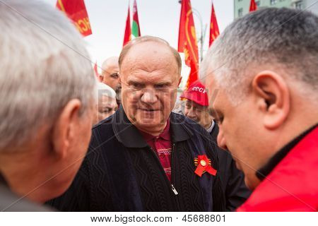 Mosca - 1 maggio: Gennady Zyuganov (è un politico russo, primo segretario del partito comunista di