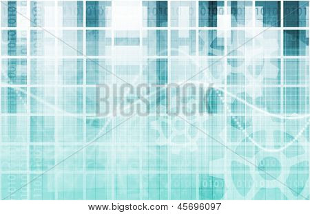 Webové aplikační databázový systém 3d pozadí