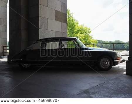 Nuernberg, Germany - Circa June 2022: Vintage Citroen Ds Car