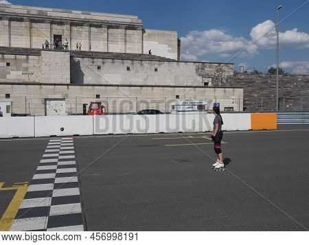 Zeppelin Field Tribune In Nuernberg