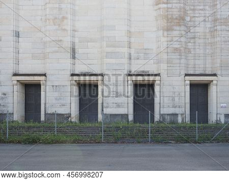Zeppelin Field Tribune In Nuernberg