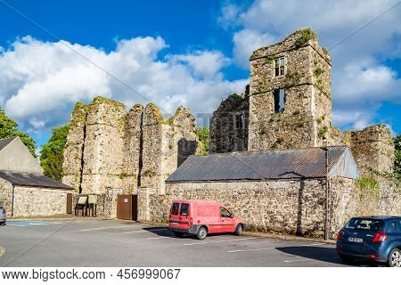 Manorhamilton, Ireland - May 24 2021 : The Castle Is Located In The Middle Of The Town