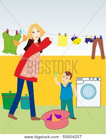 laundry done