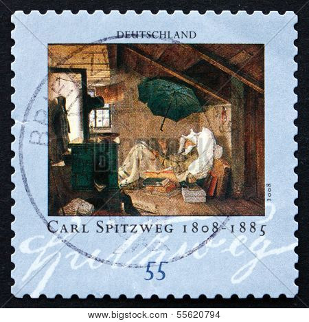 Postage Stamp Germany 1979 The Poor Poet, By Carl Spitzweg